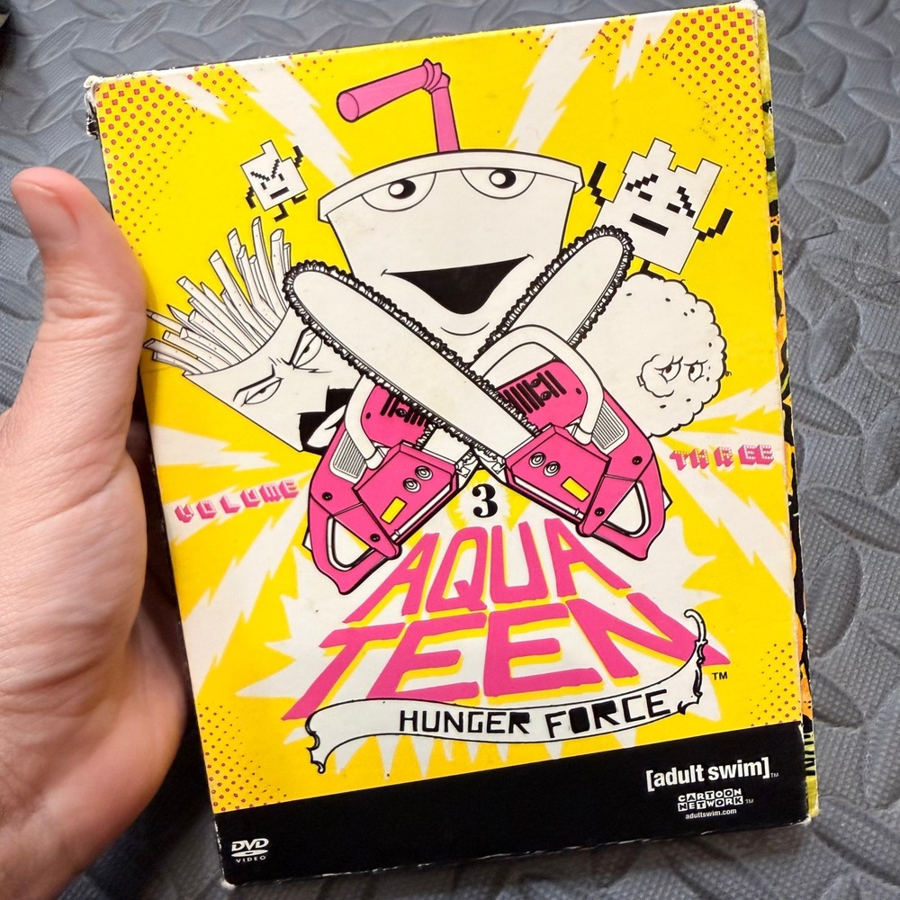 Aqua Teen Hunger Force Volume Three DVD 2-Disc Set Adult Swim Cartoon Network